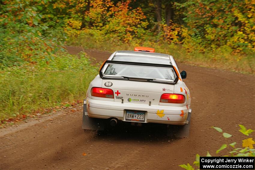 Richard Donovan / Greg Donovan Subaru Impreza on SS2, Bob Lake I.