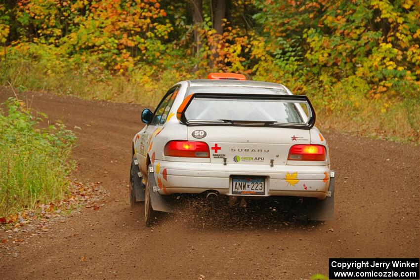 Richard Donovan / Greg Donovan Subaru Impreza on SS2, Bob Lake I.