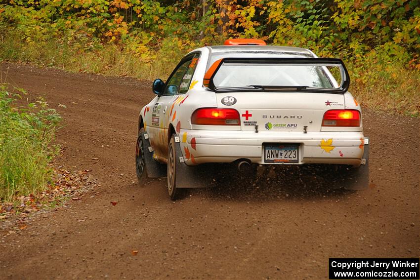 Richard Donovan / Greg Donovan Subaru Impreza on SS2, Bob Lake I.