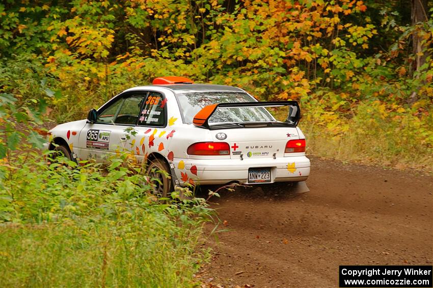 Richard Donovan / Greg Donovan Subaru Impreza on SS2, Bob Lake I.