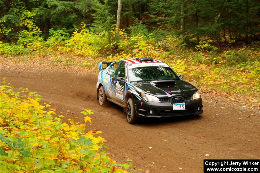 Matt James / Jackie James Subaru Impreza on SS2, Bob Lake I.