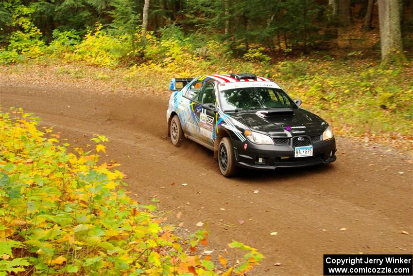 Matt James / Jackie James Subaru Impreza on SS2, Bob Lake I.