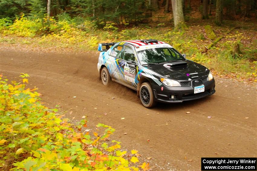 Matt James / Jackie James Subaru Impreza on SS2, Bob Lake I.