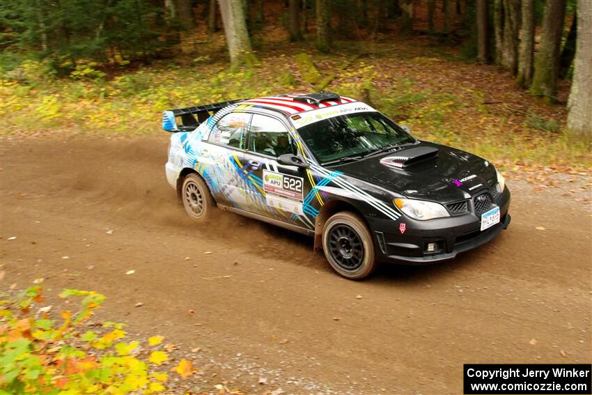 Matt James / Jackie James Subaru Impreza on SS2, Bob Lake I.