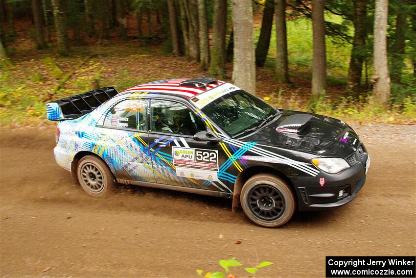 Matt James / Jackie James Subaru Impreza on SS2, Bob Lake I.