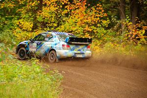 Matt James / Jackie James Subaru Impreza on SS2, Bob Lake I.