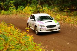 Jamey Randall / Andrew Rausch Subaru WRX on SS2, Bob Lake I.