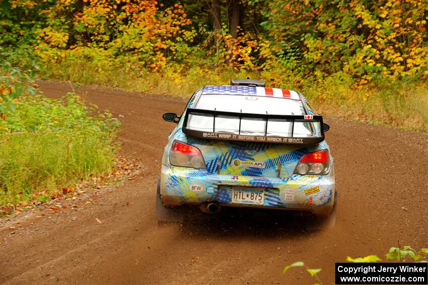 Matt James / Jackie James Subaru Impreza on SS2, Bob Lake I.