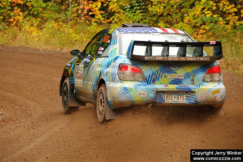 Matt James / Jackie James Subaru Impreza on SS2, Bob Lake I.