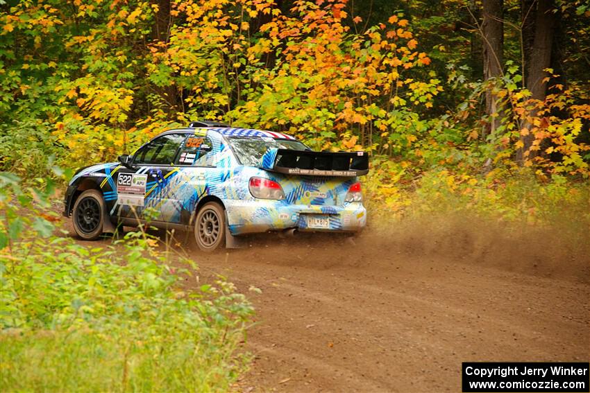 Matt James / Jackie James Subaru Impreza on SS2, Bob Lake I.