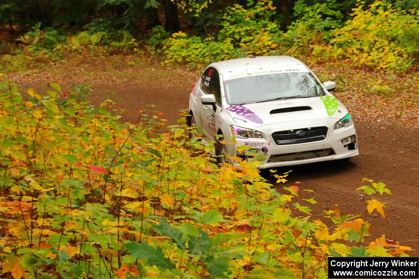 Jamey Randall / Andrew Rausch Subaru WRX on SS2, Bob Lake I.