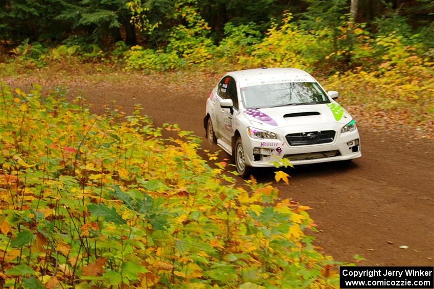 Jamey Randall / Andrew Rausch Subaru WRX on SS2, Bob Lake I.