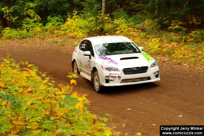 Jamey Randall / Andrew Rausch Subaru WRX on SS2, Bob Lake I.