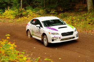 Jamey Randall / Andrew Rausch Subaru WRX on SS2, Bob Lake I.