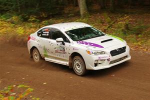 Jamey Randall / Andrew Rausch Subaru WRX on SS2, Bob Lake I.