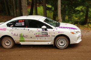 Jamey Randall / Andrew Rausch Subaru WRX on SS2, Bob Lake I.