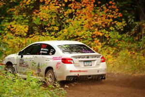 Jamey Randall / Andrew Rausch Subaru WRX on SS2, Bob Lake I.