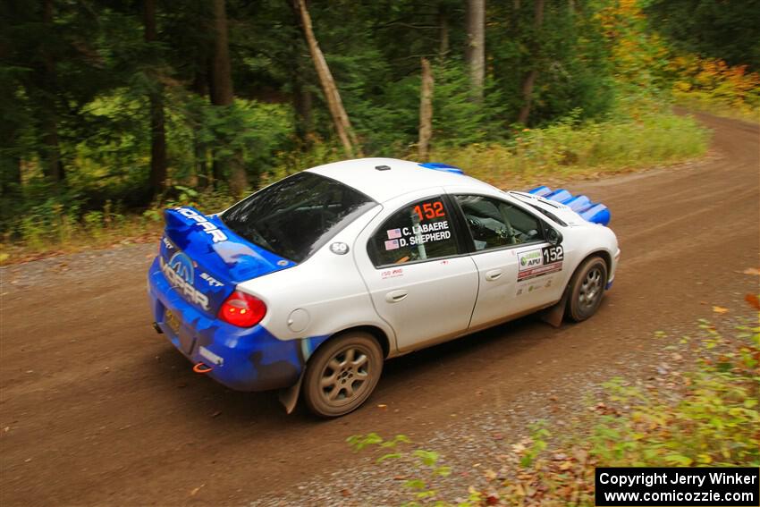 Doug B. Shepherd / Chris LaBaere Dodge SRT-4 on SS2, Bob Lake I.