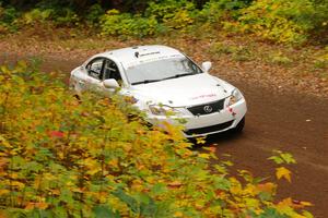 Richo Healey / Michelle Miller Lexus IS250 on SS2, Bob Lake I.