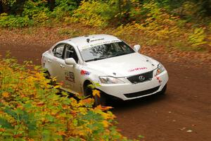 Richo Healey / Michelle Miller Lexus IS250 on SS2, Bob Lake I.