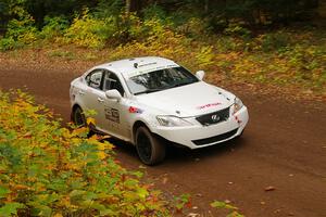 Richo Healey / Michelle Miller Lexus IS250 on SS2, Bob Lake I.