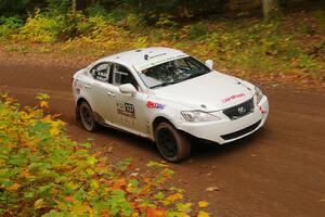 Richo Healey / Michelle Miller Lexus IS250 on SS2, Bob Lake I.