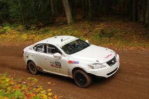 Richo Healey / Michelle Miller Lexus IS250 on SS2, Bob Lake I.