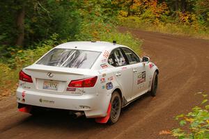 Richo Healey / Michelle Miller Lexus IS250 on SS2, Bob Lake I.