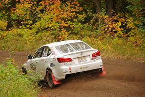 Richo Healey / Michelle Miller Lexus IS250 on SS2, Bob Lake I.