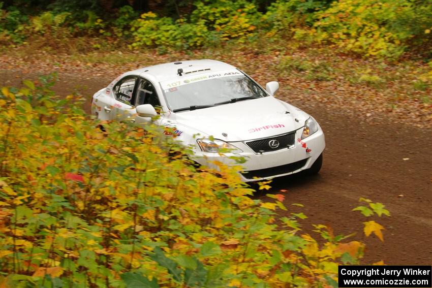 Richo Healey / Michelle Miller Lexus IS250 on SS2, Bob Lake I.