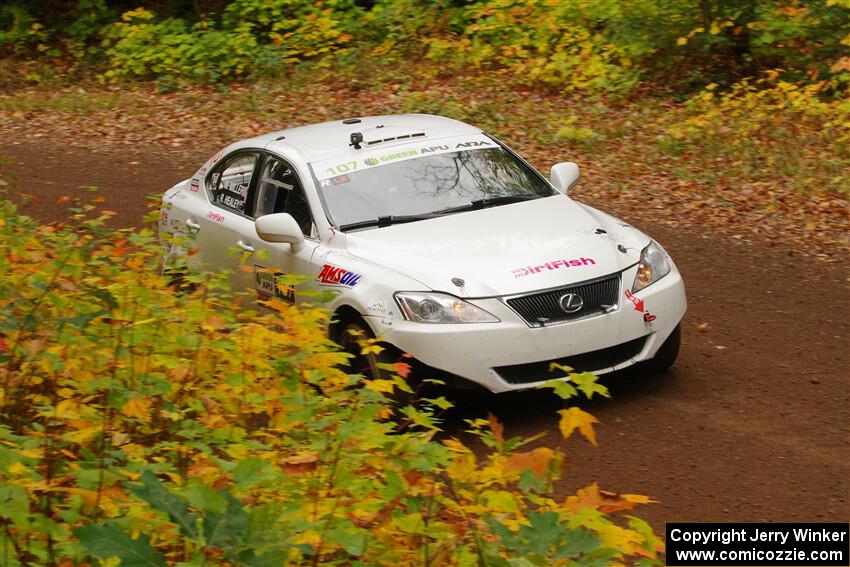 Richo Healey / Michelle Miller Lexus IS250 on SS2, Bob Lake I.