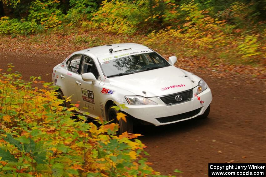 Richo Healey / Michelle Miller Lexus IS250 on SS2, Bob Lake I.