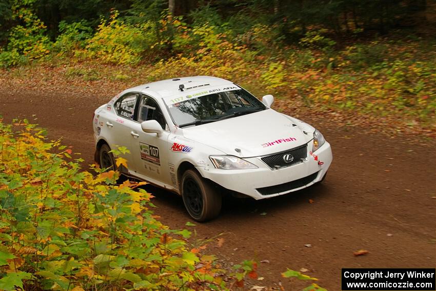 Richo Healey / Michelle Miller Lexus IS250 on SS2, Bob Lake I.