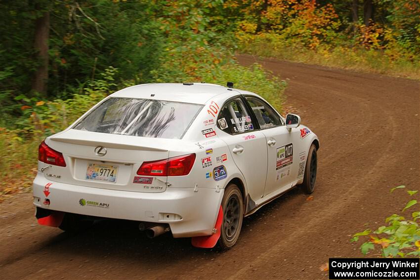 Richo Healey / Michelle Miller Lexus IS250 on SS2, Bob Lake I.