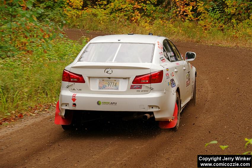 Richo Healey / Michelle Miller Lexus IS250 on SS2, Bob Lake I.