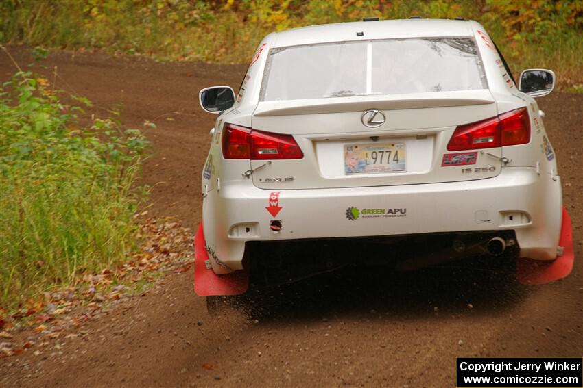 Richo Healey / Michelle Miller Lexus IS250 on SS2, Bob Lake I.