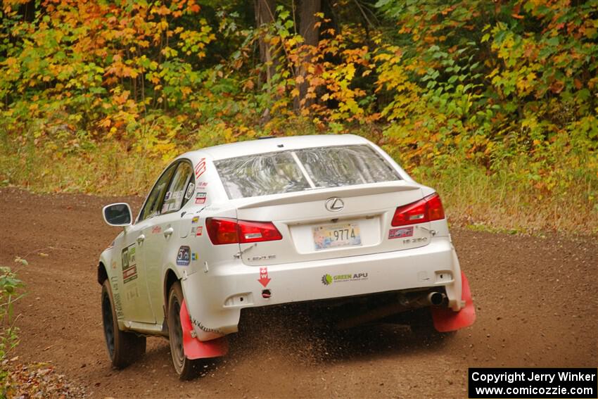 Richo Healey / Michelle Miller Lexus IS250 on SS2, Bob Lake I.