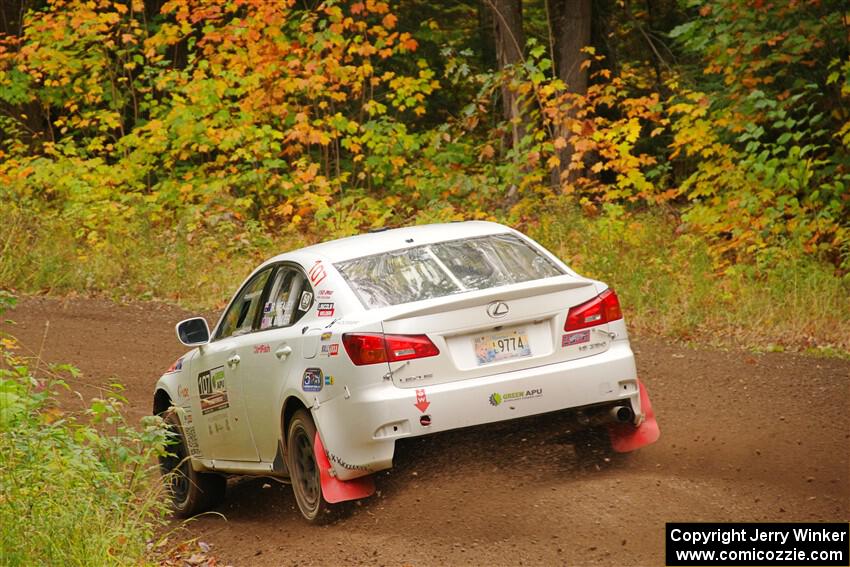 Richo Healey / Michelle Miller Lexus IS250 on SS2, Bob Lake I.