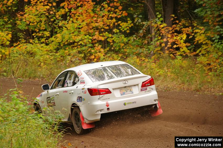 Richo Healey / Michelle Miller Lexus IS250 on SS2, Bob Lake I.