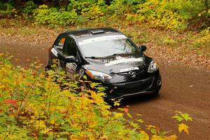 Tommy Cadwalader / Stefan Trajkov Mazda 2 on SS2, Bob Lake I.