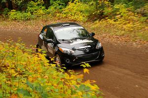 Tommy Cadwalader / Stefan Trajkov Mazda 2 on SS2, Bob Lake I.