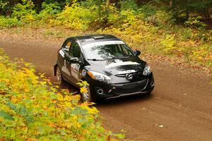 Tommy Cadwalader / Stefan Trajkov Mazda 2 on SS2, Bob Lake I.