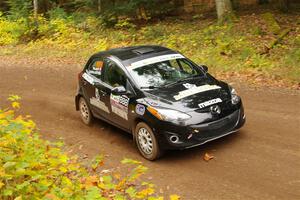 Tommy Cadwalader / Stefan Trajkov Mazda 2 on SS2, Bob Lake I.