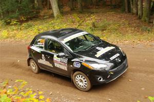 Tommy Cadwalader / Stefan Trajkov Mazda 2 on SS2, Bob Lake I.