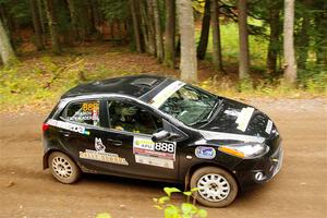 Tommy Cadwalader / Stefan Trajkov Mazda 2 on SS2, Bob Lake I.