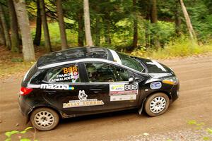 Tommy Cadwalader / Stefan Trajkov Mazda 2 on SS2, Bob Lake I.