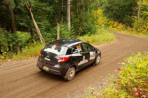 Tommy Cadwalader / Stefan Trajkov Mazda 2 on SS2, Bob Lake I.