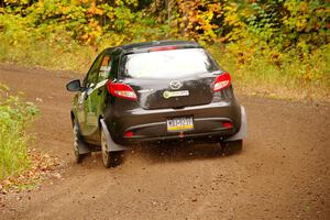 Tommy Cadwalader / Stefan Trajkov Mazda 2 on SS2, Bob Lake I.