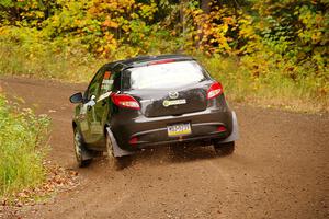 Tommy Cadwalader / Stefan Trajkov Mazda 2 on SS2, Bob Lake I.