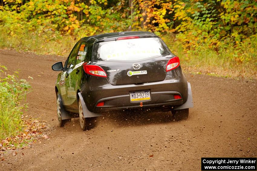 Tommy Cadwalader / Stefan Trajkov Mazda 2 on SS2, Bob Lake I.